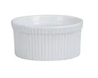 image of Yanco RK-108 Ramekin, 8‑Oz White Porcelain, 4‑1/8" Dia x 2" H, Oven & Microwave Safe - Dozen