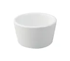 image of Yanco RK-302 China Ramekin Sauce Cup, 2‑Ounce, 2 ½" Dia × 1 ¼" H, White, Oven Safe - Dozen