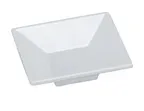 image of Yanco RM-103 Rome Square Plate, 3" x 3" White Melamine, Dishwasher Safe - Dozen
