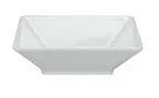 image of Yanco RM-307 - 22 oz White Square Melamine Bowl, 7" L x 7" W x 2" H, Dishwasher Safe, - Dozen