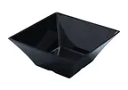 image of Yanco RM-4107BK - 2 Qt (64 oz) Square Melamine Bowl, Black, 7½" L x 7½" W x 3½" H - Dozen