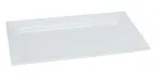 image of Yanco RM-4309 Plate, 17-1/2" L x 10-3/4" W Rectangular Melamine, White, Dishwasher Safe - Dozen