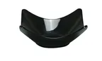 image of Yanco RM-507BK - 7" Melamine Plastic Bowl, 16‑19 oz, Black, Square, 7.25" L x 7.25" W - Dozen