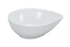 image of Yanco RM-704 - 4" Oval Melamine Bowl, 4 oz, 4" x 3-1/2" x 1-1/2" White - Dozen