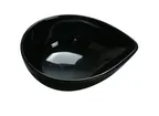 image of Yanco RM-706BK - 10 oz Oval Melamine Bowl, 5‑3/4" L x 4‑1/2" W x 2" H, Black - Dozen