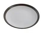 image of Yanco RO-110 Rockeye Oval Plate, 10-1/4" x 7/8" Porcelain Coupe Rim, Dishwasher Safe - Dozen
