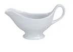 image of Yanco SB-3 - Porcelain White 3‑Oz Sauce Boat, 7" L x 2" W x 2‑1/4" H, Dishwasher Safe - Dozen