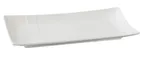 image of Yanco SH-209 Plate, 9-1/2" X 4-1/2" Porcelain, Bone White, Dishwasher/Oven/MW Safe - Dozen