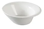 image of Yanco SH-408 - 8" Bone White Porcelain Salad Bowl, 18 Oz, Dishwasher & Microwave Safe - Dozen