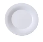 image of Yanco SI-110 Round White Porcelain Plate, 10-1/2" Dia x 1" H, Dishwasher & Microwave Safe - Dozen