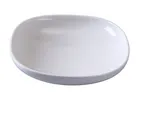 image of Yanco SI-407 - 16 Oz Square White Porcelain Bowl, 7" x 7" x 1-5/8", General Use - Dozen