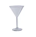 image of Yanco SM-06-MT Martini Glass, 6 oz Clear SAN Plastic, 4-1/4" Dia. x 5-3/4" H - Dozen