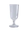image of Yanco SM-12-G Goblet, 12‑Oz Clear SAN Plastic Barware, 3" Diameter x 7" Height - Dozen