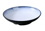 image of Yanco SN-508 - Melamine Ramen Bowl 34 oz 1 qt 8½" Dia × 2¼" H White/Black Dishwasher‑Safe - Dozen