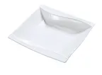 image of Yanco SW-305 Fruit / Monkey Dish Bowl, 5" Square Porcelain, White, 4 Oz, Dishwasher Safe - Dozen