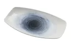 image of Yanco UN-211 - Rectangular China Plate, 10.75" W x 1.25" D x 6.25" H, Rolled Edge Rim - Dozen