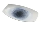 image of Yanco UN-214 Universe Rect China Plate 14.25" W x 1.75" D x 8.25" H Rolled Edge Coupe Rim - Dozen
