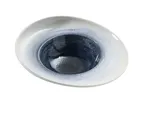 image of Yanco UN-709 Universe Dessert Plate, 9.5" Diameter China, 10 oz, Rolled Edge Coupe Rim - Dozen