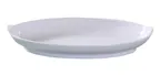 image of Yanco VE-410 Venice Oval Deep Melamine Plate, 12 oz, 9-1/2" L x 5-1/2" W, White - Dozen