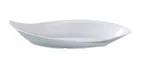 image of Yanco VE-519 Venice Leaf‑Shape Deep Plate, 48 Oz, 19" x 9" White Melamine