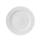 image of Yanco VS-111 Round China Plate, 11 1/4" Dia x 5/8" H, White Fully Glazed, Dishwasher Safe - Dozen