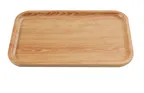 image of Yanco WD-2209 Rectangular Melamine Plate, 9.75" W x 0.75" D x 5.5" H, Golden Oak, 8-9" - Dozen