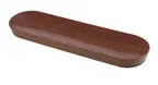 image of Yanco WL-716 - Melamine Tray, Brown Wood Grain 15-5/8" W x 4-1/4" D x 1" H Dishwasher Safe - Dozen
