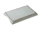 image of Yanco YO-4011 - 11" x 7-1/4" x 7/8" Melamine Plate, Matte Green, Dishwasher Safe - Dozen