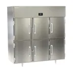 image of Delfield DSLR3-SH 6 Half Solid Door Reach-In Refrigerator, Top Mounted, 68.34 cu. ft.
