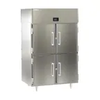 image of Delfield DSLRPT2-SH 72" 2-Section Pass-Thru Refrigerator, 48.33 cu. ft., 8 Half Solid Doors, Top Mounted