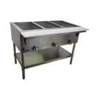 image of Comstock-Castle CCGST-5 72" Commercial Gas Steam Table with (5) Dry Wells