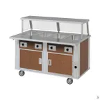 image of Dinex DXP4HFHIB 60" press™ Hot Food Serving Counter