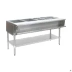 image of Eagle Group AWT4-NG-1 63" Gas Hot Food Serving Counter, (8) Pan Capacity