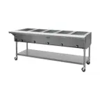 image of Eagle Group PDHT5-240-3 81" Portable Hot Food Table, (5) Pan Capacity