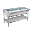 image of Klinger's Trading HF2H 32" Gas Hot Food Serving Counter, (2) Open Wells