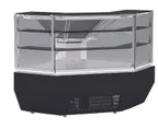 image of Hydra-Kool KFM-GG-90-S CORNER Red Meat Deli Display Case, 68-7/10"W x 48-1/10"D x 47-1/4"H, Steel