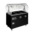 image of Vollrath T38710 60" 2-Series Affordable Portable™ (4) Sealed Well Hot Food Station Deluxe