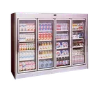 image of MarcRefrig MMM-4-30 Merchandiser – 4‑Section, 126” L, 30” Glass Door, Heated Frames, Interior