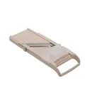image of Matfer 186706MC Mandoline Slicer – 3 Stainless Steel Blades, Safety Pusher, Plastic Polypropylene Handle Japan