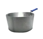 image of Vollrath 4347 7‑Quart Tapered Aluminum Sauce Pan, Riveted Handle, NSF, Made in USA