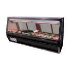 image of Howard-McCray SC-CMS40E-10-BE-LED 125" Single Duty Flat Refrigerated Meat Display Case