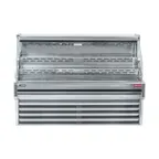 image of Howard-McCray SC-OS30E-3-S-LED 39" Horizontal Impluse Open Merchandiser, Stainless Steel, Self-Contained