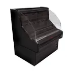 image of Howard-McCray SC-OS30E-3C-B 39" Horizontal Impluse Open Merchandiser in Black, Self-Contained