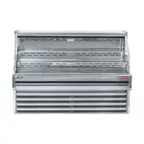 image of Howard-McCray SC-OS30E-4-S 51" Horizontal Impluse Open Merchandiser, Stainless Steel, Self-Contained