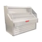 image of Howard-McCray SC-OS35E-4-LED 51" Horizontal Impluse Open Merchandiser in White, Self-Contained