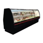 image of Howard-McCray SC-CDS40E-6C-BE-LED 76" Curved Refrigerated Deli Display Case
