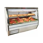 image of Howard-McCray SC-CMS34N-10-S-LED 120" Double Duty Flat Refrigerated Meat Display Case