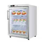 image of Vitlife Commercial VBF200VGW 24" Small Reach-In Freezer w/ Reversible Glass Door, 4. cu. ft.