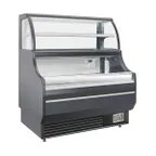 image of Vitlife Commercial VKPM-P1009CRH 39" Open Air Merchandiser w/ Night curtain, 11.2 cu. ft.