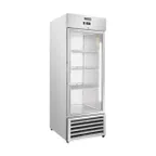 image of Vitlife Commercial VRB27FG 27" 1-Solid Door Reach-In Freezer, Bottom Mounted, 21 cu. ft., Stainless Steel